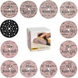 Mirka Ultimax Ligno klittenbandschuurschijven Ø150 mm mixpakket 91 stuks + Pad Saver