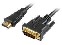 Sharkoon HDMI naar DVI-D kabel 5m Zwart
