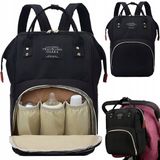 Sac à dos organisateur de poussette 3-en-1 pour parents - Noir