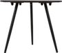 And Outdoormatch Table d'appoint - Noir - Ø60x41 cm - Acier