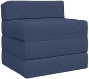vidaXL Vouwbare Sofa Bed Blauw Stof