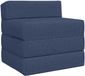 vidaXL Vouwbare Sofa Bed Blauw Stof