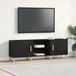Prolenta Maison Exclusive - TV-meubels, 150 x 30 x 50 cm, zwart, eikenlook, houtvezel