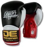 Danger Equipment Danger Rocket 5.0 Bokshandschoenen - Echt Leer - Zwart/Wit/Rood 10 oz