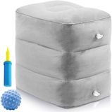 Unyqoos® Kubus gonflable avec hauteur réglable pour le soutien des jambes et la relaxation