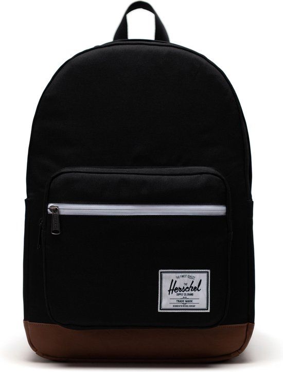 Herschel Pop Quiz Rugzak - Black/Tan - 25L - 15.6 inch Laptopvak - Unisex