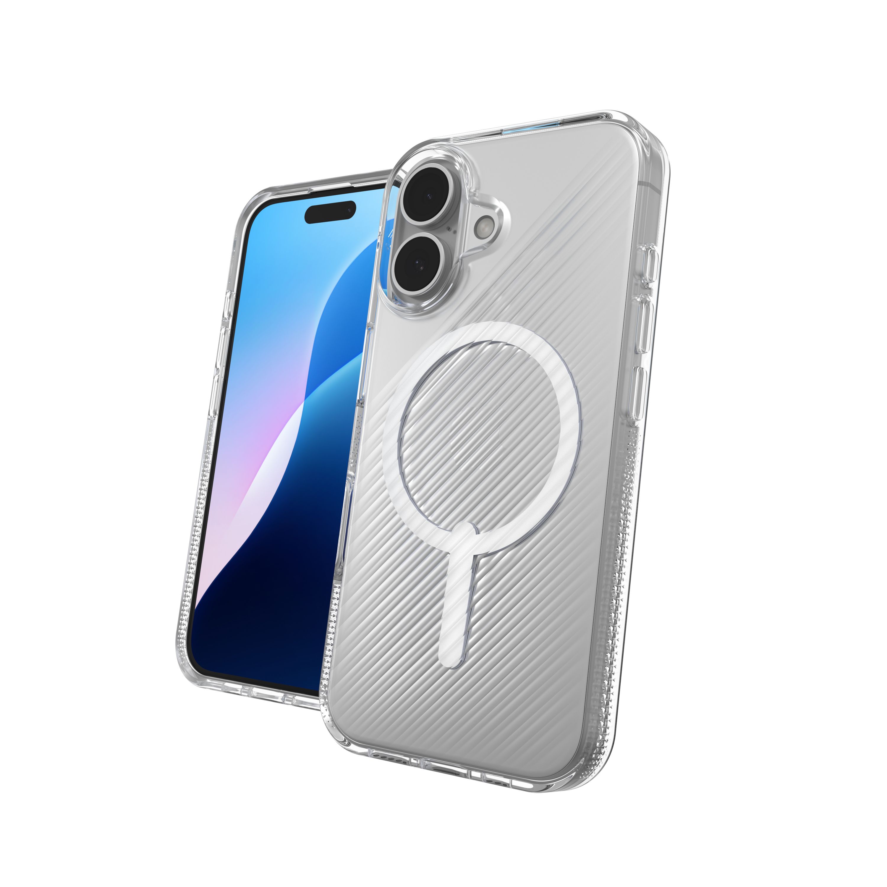 ZAGG Luxe Snap Hoesje voor iPhone 16 - Transparant - MagSafe - 3M Valbescherming - Gerecycled Materiaal