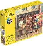 Heller Modelbouwpakket Diorama - 58758 Kruideniersfamilie - 1:24