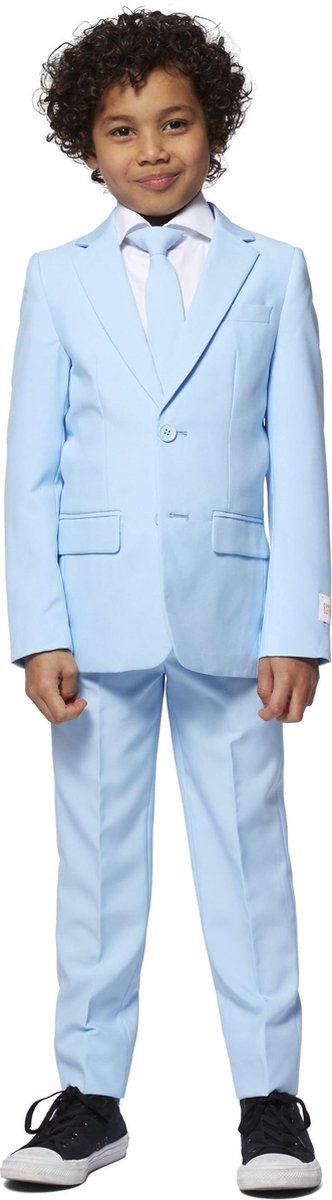 OppoSuits Cool Blue - Jongens Pak - Maat 4 jaar - Lichtblauw - Feest