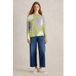 White Stuff Olive Floral Jumper Grey Print Maat: 22