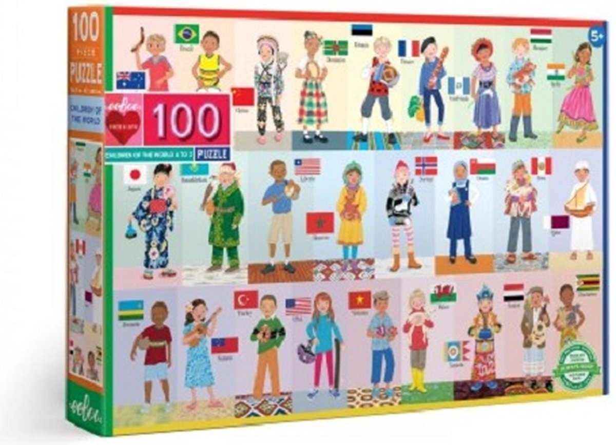 Eeboo puzzel Children of the World (100)