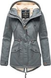 Marikoo Dames winterjas Manolya Stormy Blue