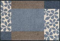 wash+dry Florita Deurmat, grijs, 50 x 75 cm, voor binnen en buiten, wasbaar