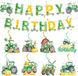 Tracteur vert ferme décoration d'anniversaire - Lot de 10 - Décoration pour enfants