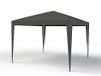 Dakbekleding lichtgrijs voor starter, vouwpaviljoen, 3 x 3 m, overtrek van 160 g/m² polyester, PU-gecoat, lichtgrijs