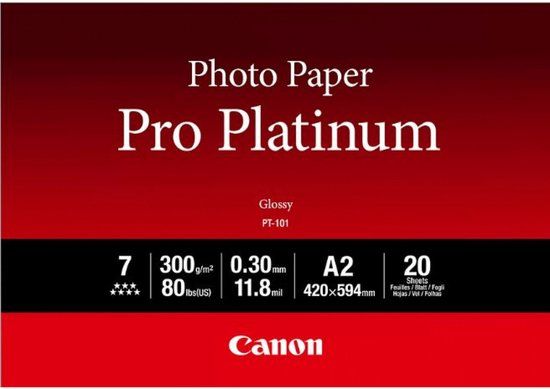Canon PT-101 A2 Photo Paper - High Gloss - 300 g - 1 Pack