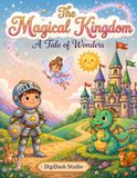Whimsical Kingdoms: Fun Fantasy Coloring Book for Kids Ages 4-8