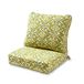 Greendale Home Fashions 2-delige outdoor diep zitkussen set, avocado