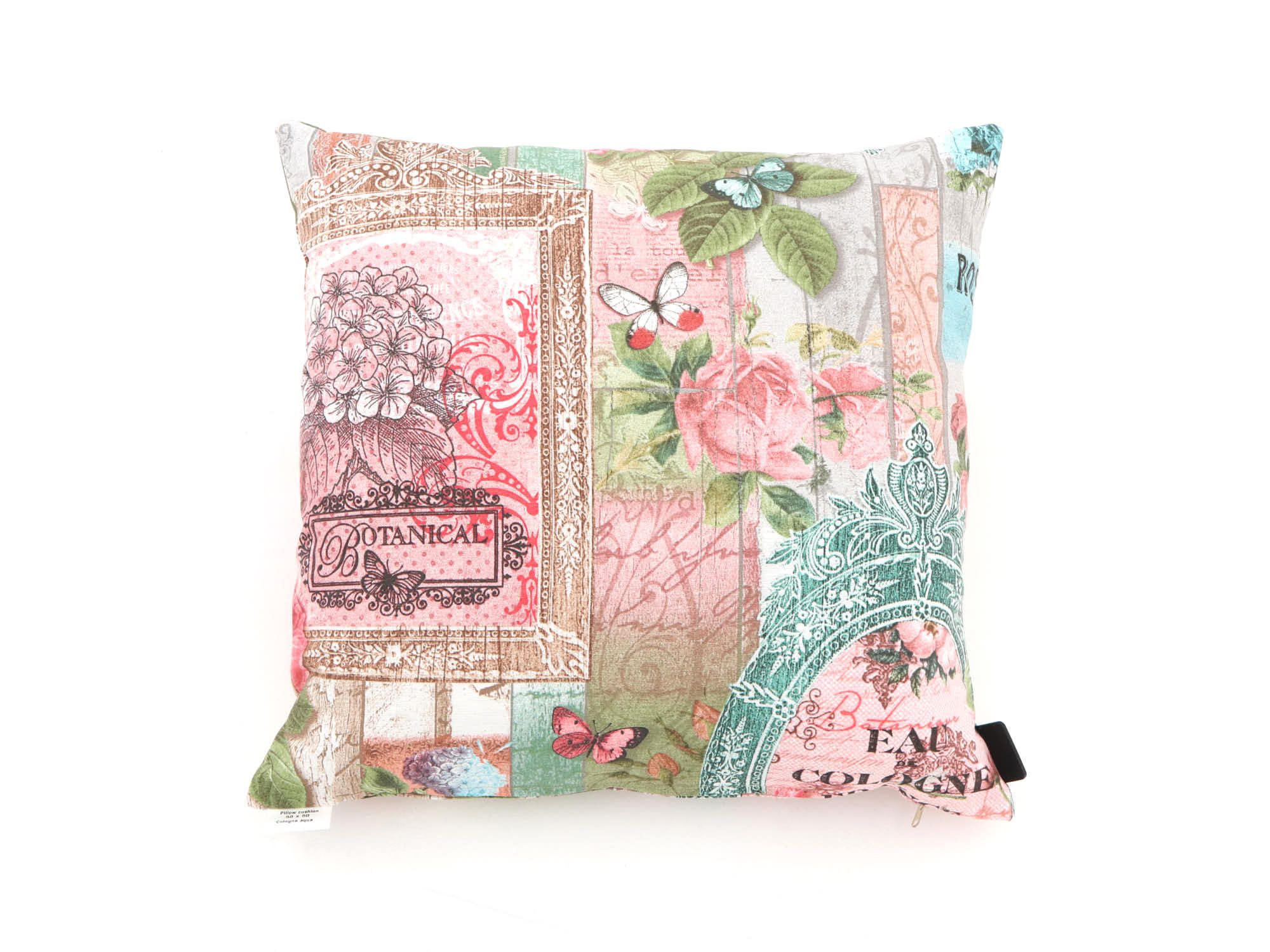 Madison sierkussen Cologne 50x50 cm - aquablauw