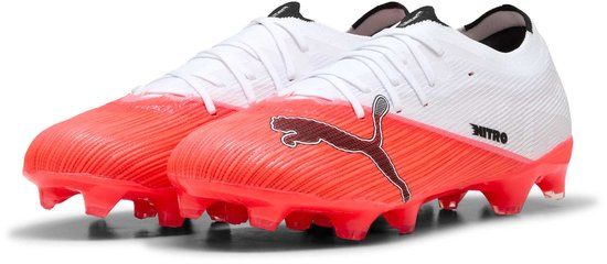 PUMA ULTRA NITRO 7 MATCH FG/AG Unisex Sportschoenen - Ultra Red-PUMA Black-PUMA White