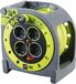 Masterplug HME15164SL-PX Pro XT Rolbaar, 3680 W, 250 V, grijs/pistachegroen, 15 m