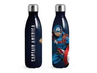 H&H Captain America Thermosfles van roestvrij staal, 18/10-0,5 l, houdt dranken 12 uur warm en 6 uur koud
