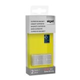 Sigel Super Dym krachtmagneet 20 x 10 x 20 mm 2 stuks