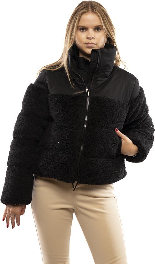 Brunotti Teddy Dames Teddy Puffer Jas - Zwart - XS