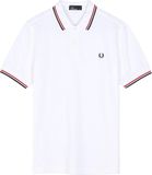 Fred Perry Polo Wit 748 Slim-fit Heren Poloshirt Maat XXL