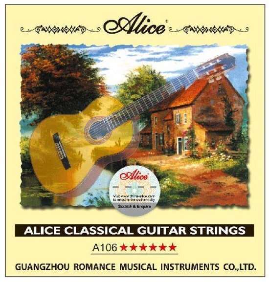 Alice Klassieke gitaar snaren Set .028 - verzilverd - A106-H