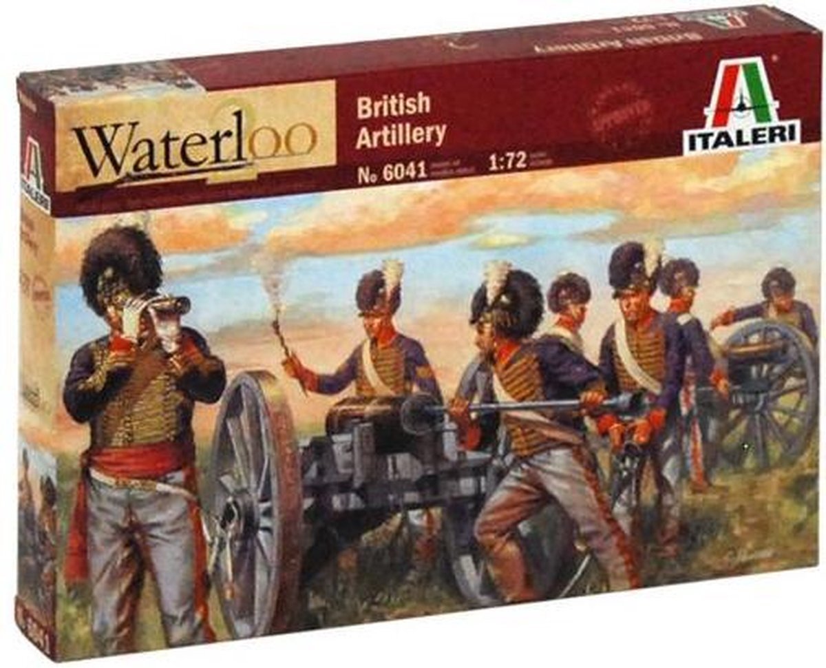 Italeri 6041 - 1:72 Napoleon. Oorlog - Brit. Artillerie, voertuigen