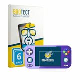 BROTECT - Screenprotector voor Anbernic RG 476H - Folie Beschermfolie transparant 6 Stuks