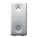 Gewiss Eenpolige schakelaar, 250 V AC, 10 Ax, neutraal, symbool Su-Gy, 1 module, systeem wit