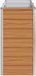 vidaXL Verhoogde plantenbak licht bruin 160 x 40 x 77 cm