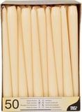 Starpak Papstar Dinerkaarsen 25cm Champagne 50 stuks