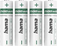 Hama NiMH-accu's AA Mignon 2500 MAh 1,2 V 4 Stuks