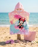 Disney Minnie Mouse Minnie Mouse poncho happy days 55 x 110 cm - polyester