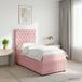 Prolenta Maison Exclusive - Lit boxspring LED avec matelas Rosa 100 x 200 cm en velours