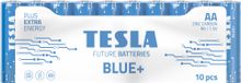 Tesla AA BLUE+ piles zinc-carbone, 10 pièces, emballées sous film, ND