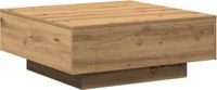 vidaXL Salontafel Artisan Eiken 80 x 80 x 31 cm