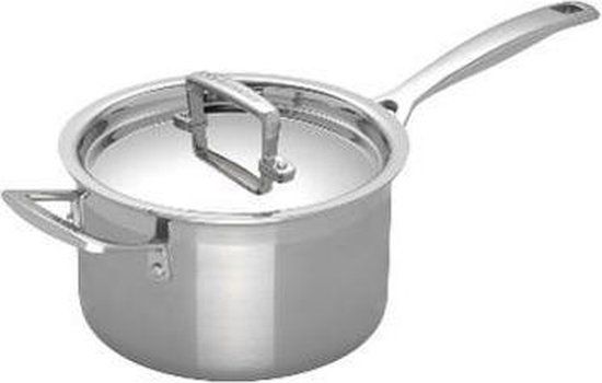 Le Creuset Magnetik Steelpan - 16 cm - RVS - Met Deksel