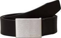 Calvin Klein Formele Plaque Riem Zwart Leer 90 cm