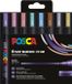 Posca Uni POSCA marqueur peinture PC-5M | 1 | 8 - 2 | 5 mm | étui de 8 pièces en couleurs métalliques