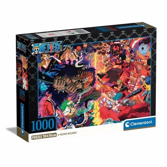 Clementoni One Piece Impossible Puzzel 1000 stukjes