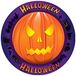 Bellatio Decorations Halloween bierviltjes - 75 stuks - pompoen - karton