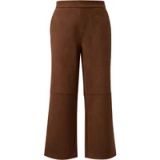 s.Oliver Zachte fluwelen broek met elastische taille voor dames