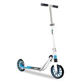 BEEPER - Scooter voor jongeren en volwassenen, wielen 8 inch, vering voor City Scoot met of zonder voorrem - met voorrem, kleur - wit