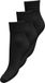 ONLY dames 3P sokken tine heart tennis zwart