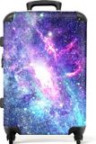 NoBoringSuitcases.com Kinderkoffer jongen Galaxy sterrenhemel XL