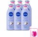 Nivea Lait pour le corps lisse 6 x - Beurre de karité - 72 heures d'hydratation - Pour peau sèche - 400 ml